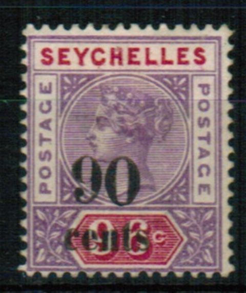 Image of Seychelles SG 21a LMM British Commonwealth Stamp